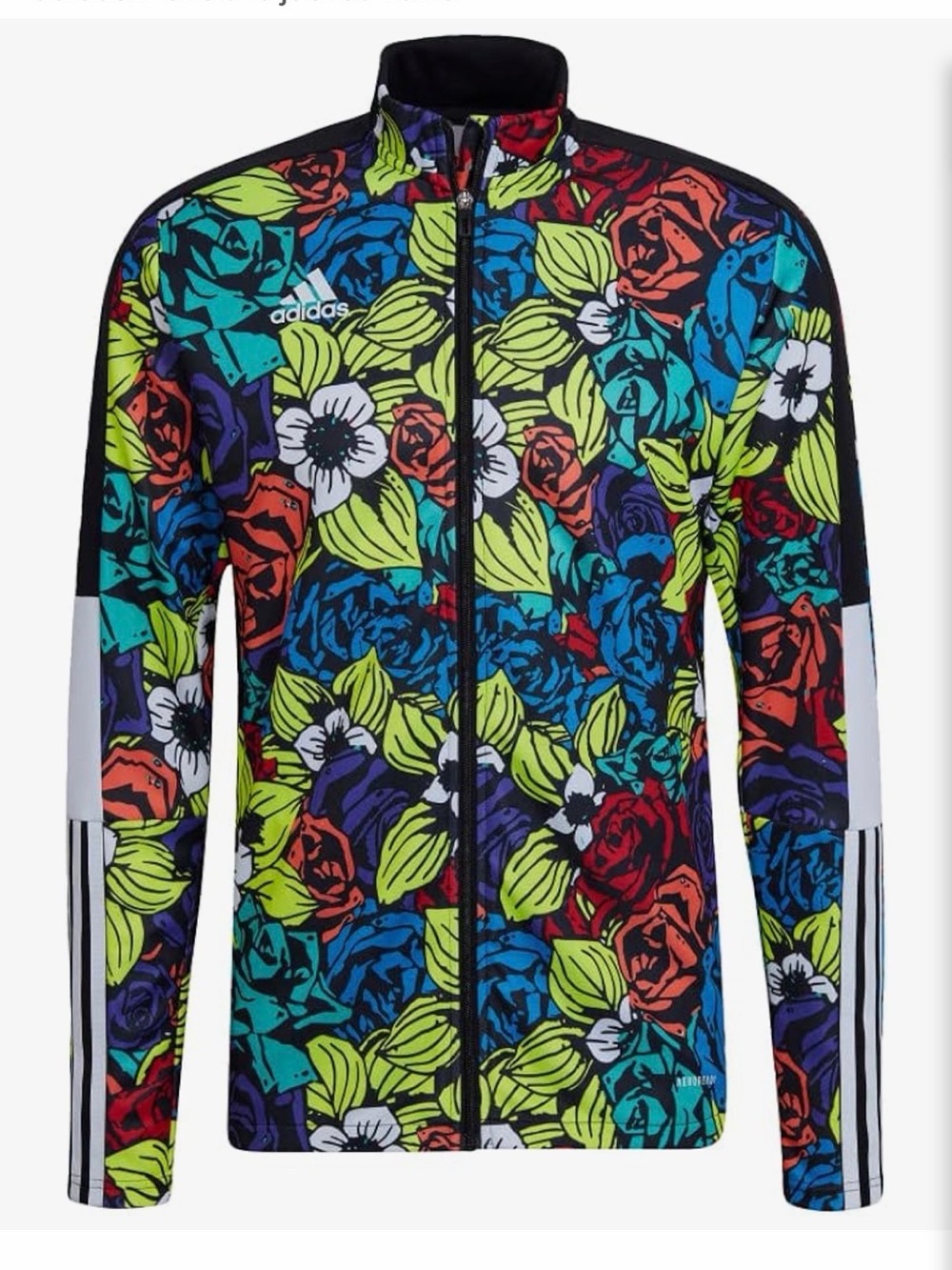 Adidas mens tiro jacket flower, size L